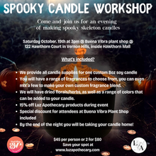 Load image into Gallery viewer, Spooky Candle Workshop